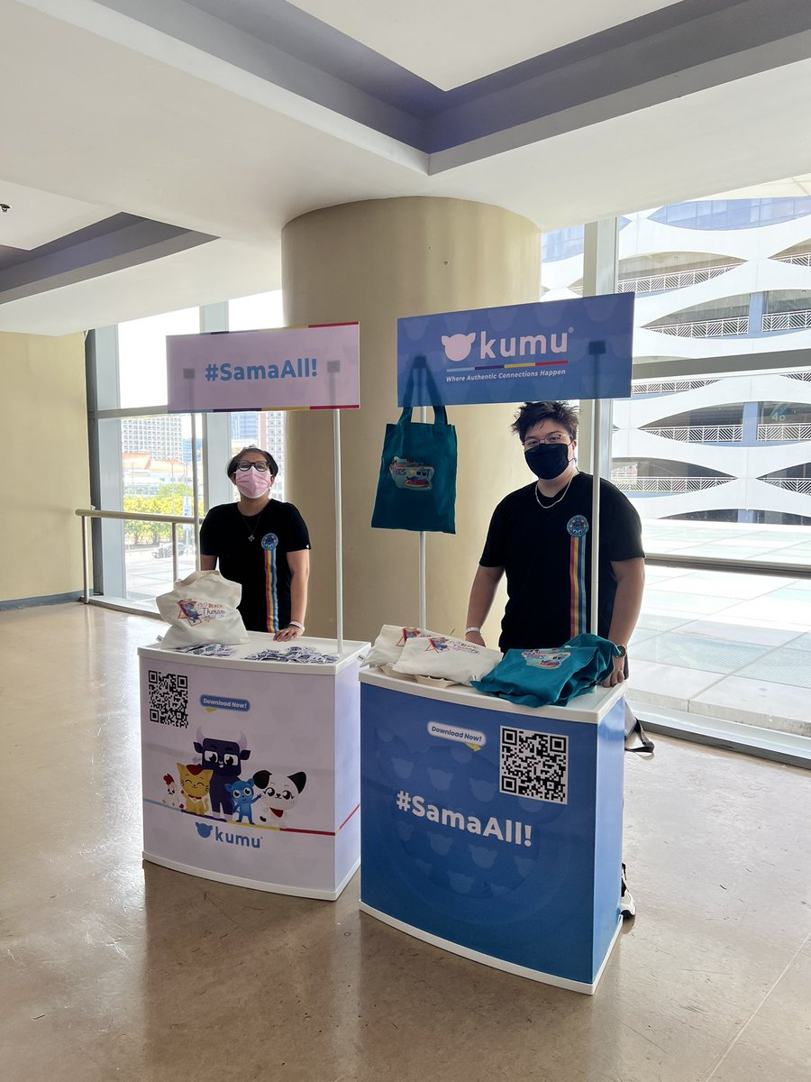 PVLonkumu's tweet photo. Visit our booth at the 2F Coral Way entrance @kumuPH #PVLonkumu #PVL2022

You can get stickers and merch and win kumu coins! #SamaAll https://t.co/qEWeyggqdm