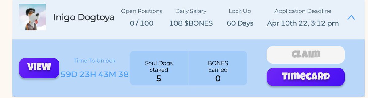 seagull_eth's tweet photo. Today we got new jobs at @SoulDogsNFT !

Happy to got this amazing job! An image is better than 1000 words.

btw,
 ➡️ $bones are 0.02 now.. final 60 days i just made 32400 🦴 ... just 10 bucks a day is not bad. just the beginning 

RUFF RUFF https://t.co/ttCJsRYKjy
