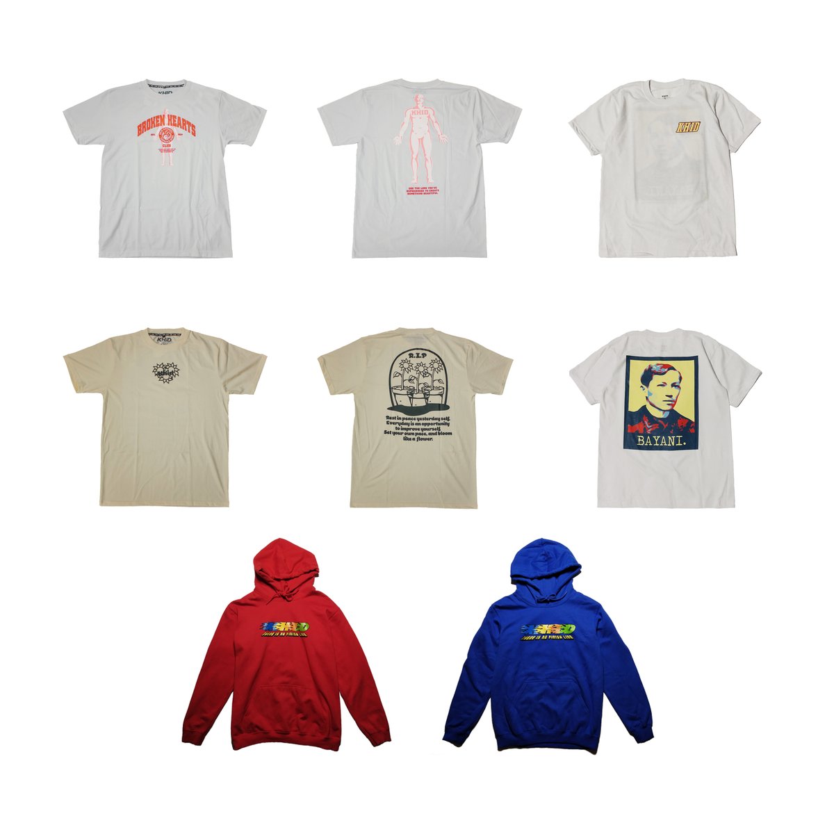 KhidApparel's tweet photo. ON SALE! Shirts are priced for as low as ₱350 and ₱800 for hoodies. DM us for orders! https://t.co/v6AfsS3fsP