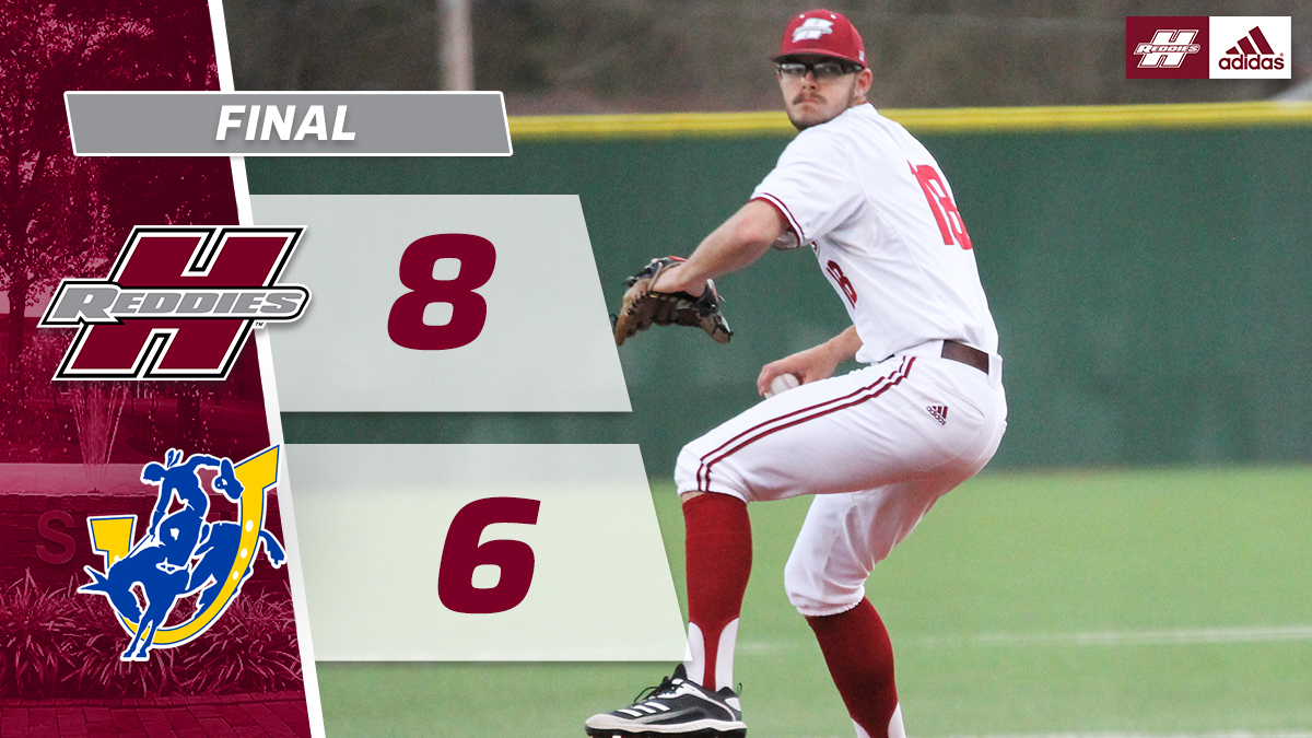 REDDIES WIN!

HSU takes game three from No. 8 Southern Arkansas behind the right arm of Andrew Howard, throwing 6️⃣ strikeouts in 3.1 innings before Austin Cross came in to deliver the game's final out with the bases loaded.

#NoMereBeast