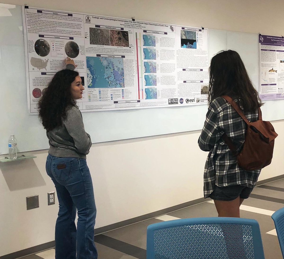 SFAGeology's tweet photo. A day spent meeting future Geology majors is a day that totally ROCKS! Thanks to the future students and their families who traveled to today’s #Axecepted event, and to current students Marykathryn, Haylee, Ethan, and Kyla, for making it great!
.
#SFAClassOf2026 #SFAGeologyRocks https://t.co/VxyiR0mdD4