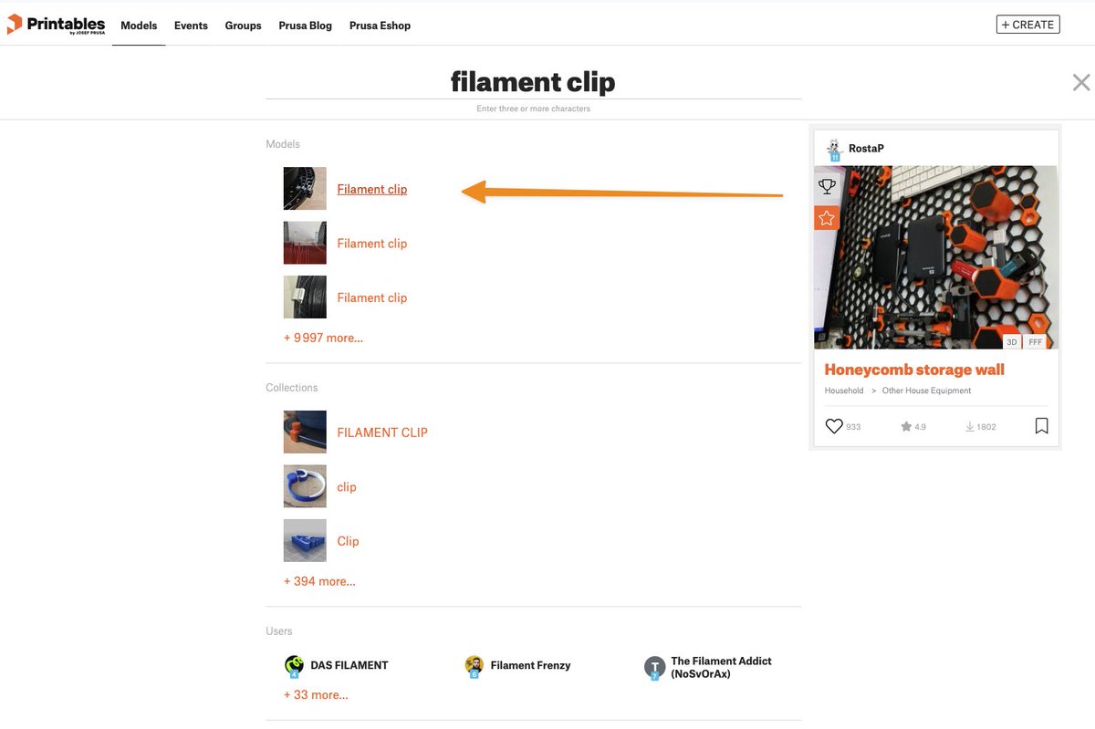 mortocks's tweet photo. @printablescom is a really nice source for 3d prints. If I could make one suggestion, please display search results with the large square format. The small list view is hard to view https://t.co/yfqedP103K