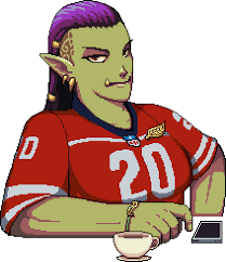 NDGTheCentrist's tweet photo. Is it just me, or did my recent fixation with playing small-team indie games (@togeproductions' Coffee Talk at this time) just help me find one of @executivegoth's inspirations for Ashton Greymoore?
 #indiegame #CoffeeTalk #CriticalRole https://t.co/ablFRO3J32