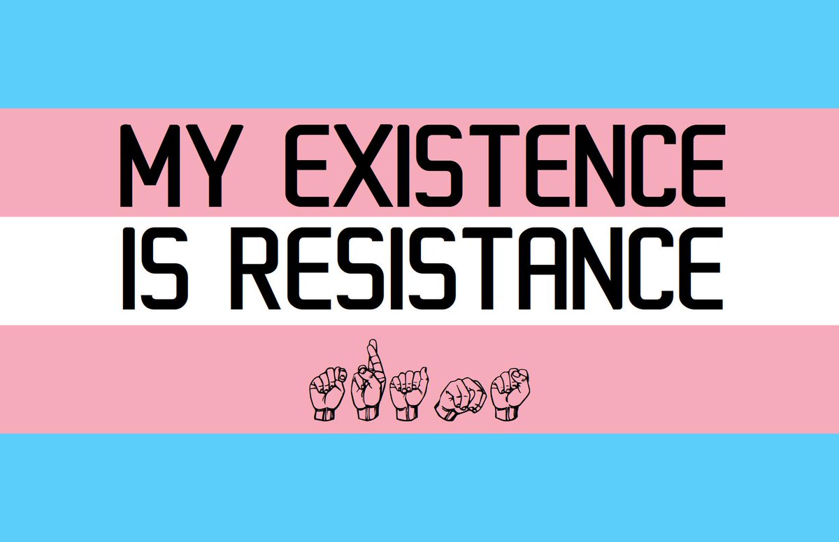 LangIsAFence's tweet photo. I post here irregularly. But I just realized I neglected to say anything on #TDOV. So I'd like to report "Hi! Still here!" and that my existence continues to be resistance. https://t.co/TV8DoF0Jbh