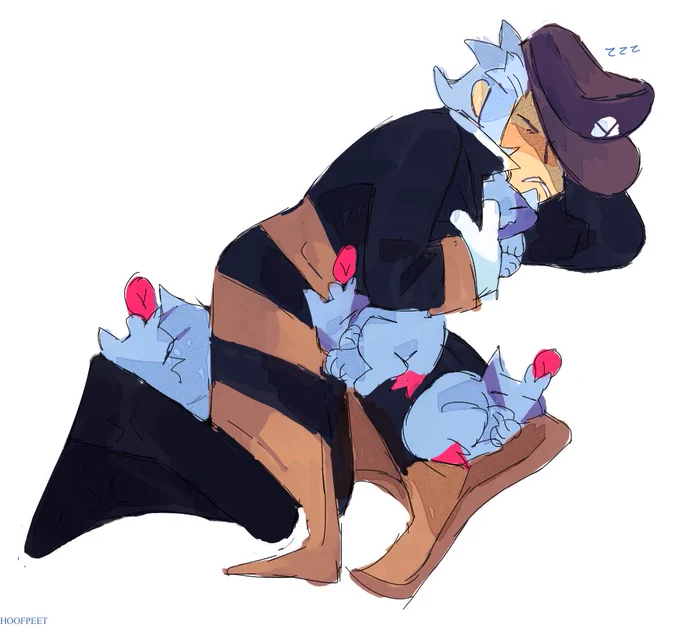 Blorbo and his cats 