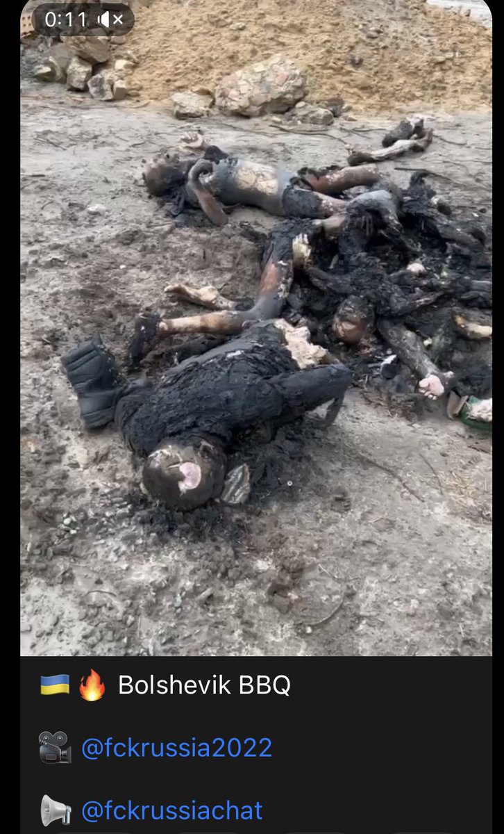 linok_ua's tweet photo. Didn’t want to post the video, pretty horrific, but obviously #NaziUkraine are proud. They say “Hitler was right about 🇷🇺”,
Well, I hope the same fate awaits Ukrainian Nazis too! #nazisinukraine #UkraineRussia #WarCrimesOfUkraine #IStandWithRussia https://t.co/3e0OhaPK6Y