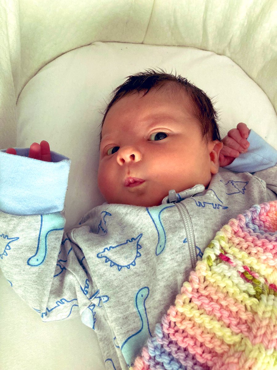 emma_c_phillips's tweet photo. Just over a week since this little squishy came into our lives ❤️ no number of night shifts can train you for this..! 😍 https://t.co/YVl48E3r0q
