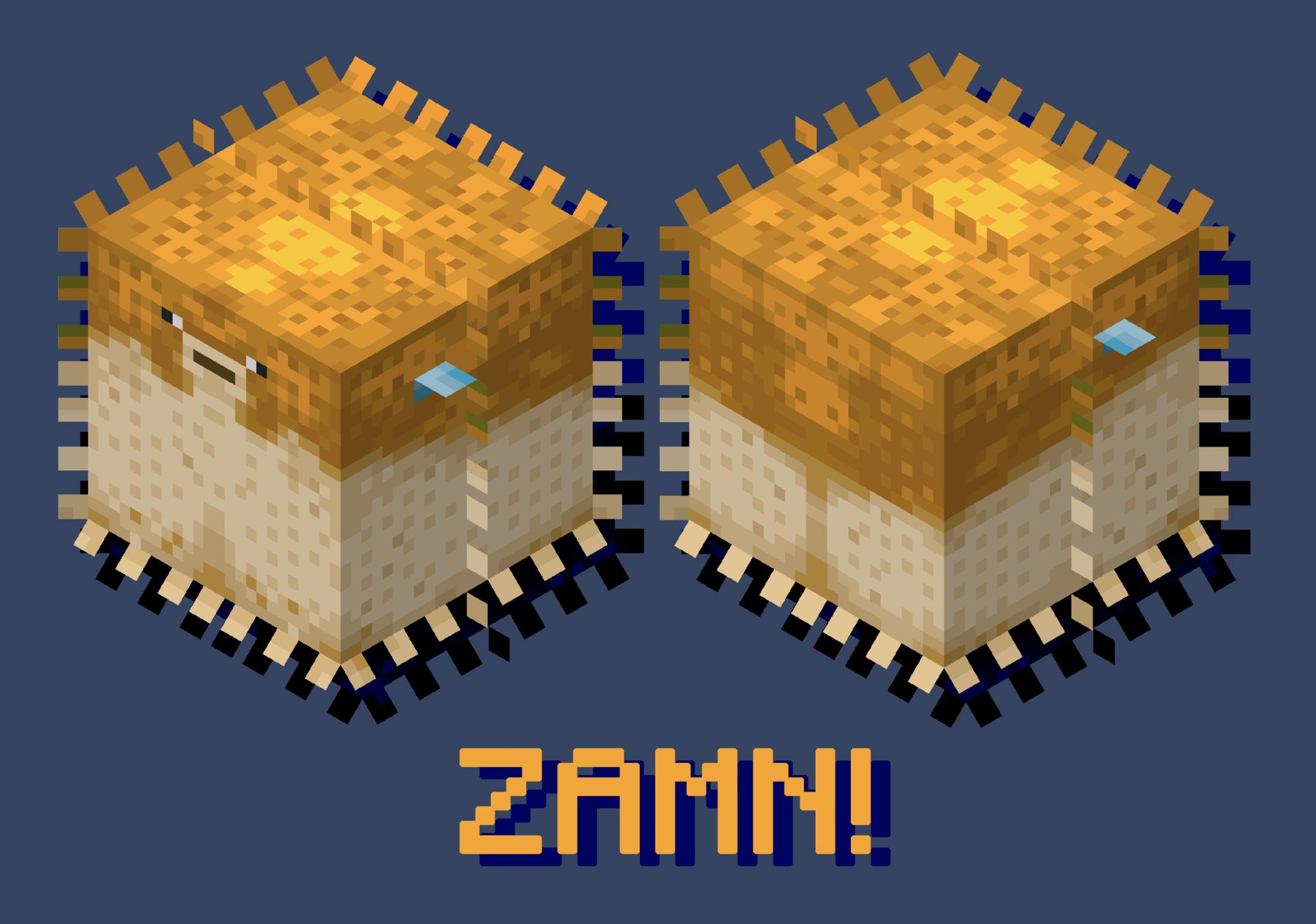 noon on Twitter added dumpy bc I wanted too. dumperfish fish minecraft 