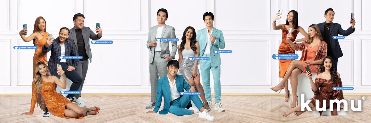 SURPRISE! 🎉 The Kumunity is getting bigger. These stars are now on kumu so why aren’t you? 😉💙

Tag us when you pass by Megamall along EDSA! Our billboard for this month is now up! 

Benedix l Shanaia l Albie l Karen l Jordan l Jhelo l Carly l Kimpoy l Jen l Mikaela l Bea l MMG