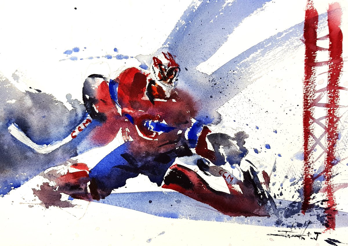 DrawingtalkJ's tweet photo. Ice hockey player Watercolor

Today, I painted a person for the first time with my son. I painted an ice hockey player with watercolor.

[YouTube]
https://t.co/KdYpKVFh3G

#watercolor #danielsmithwatercolors #SaundersWaterford #aquarelle #peopledrawing #icehockey #drawingtalk https://t.co/kISArEbQnV