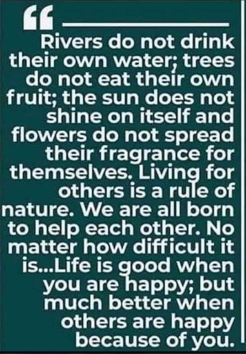 Nothing transcends the joy of living a life of purpose that’s rooted in service to others and life in general #Blessings