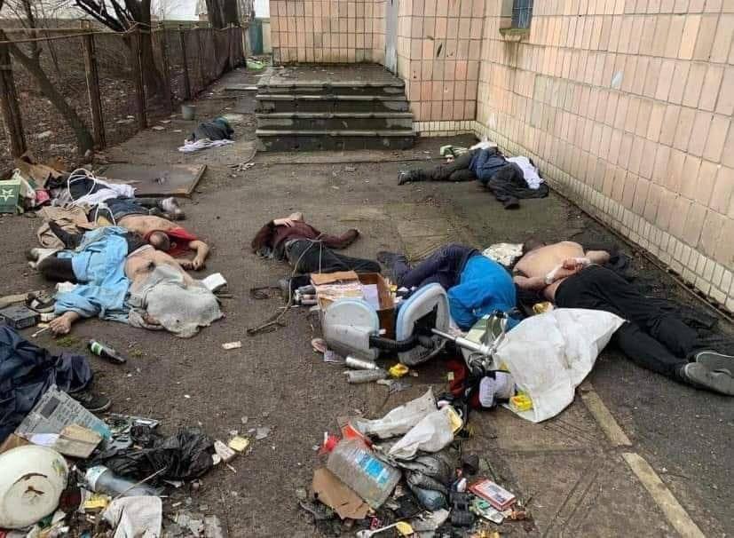 #Bucha and #Irpin are the new Srebrenica, more horrifying, more barbaric. Mass graves of innocent civilians shot from behind. Molested women’s bodies. Looted homes. This is undeniable evidence of russian ethnic cleansing of Ukrainians. After this #russia has no right to exist.