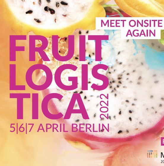 FMI_Peskes's tweet photo. Nur noch 2 Tage, dann öffnen sich die Tore der FRUIT LOGISTICA 2022 in Berlin! Man sieht sich 👍 #fruchthandelmagazin #fruitnet #fruitlogistica2022 https://t.co/of7oMHWZ16