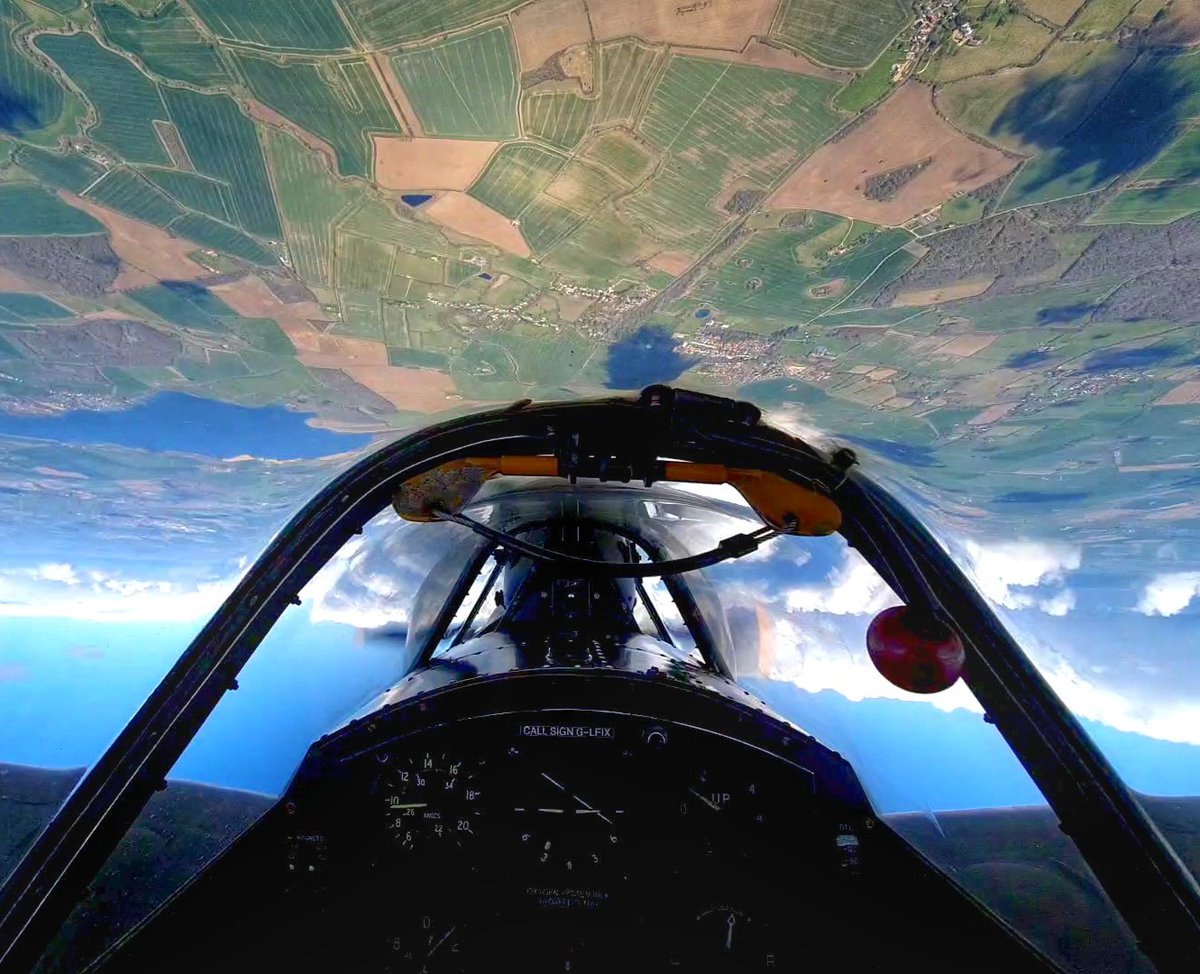 andy_durst's tweet photo. #inverted - a fantastic way to spend a saturday! More training for our pilots at @UltimateWarbird flights.
#warbirdflights #aerobatics #becauseiwasinverted #upsidedown #warbird #avgeek #avdaily #ML407 #warbirdlovers #pilots #flying #aviating #avphoto https://t.co/vPNanZJEck