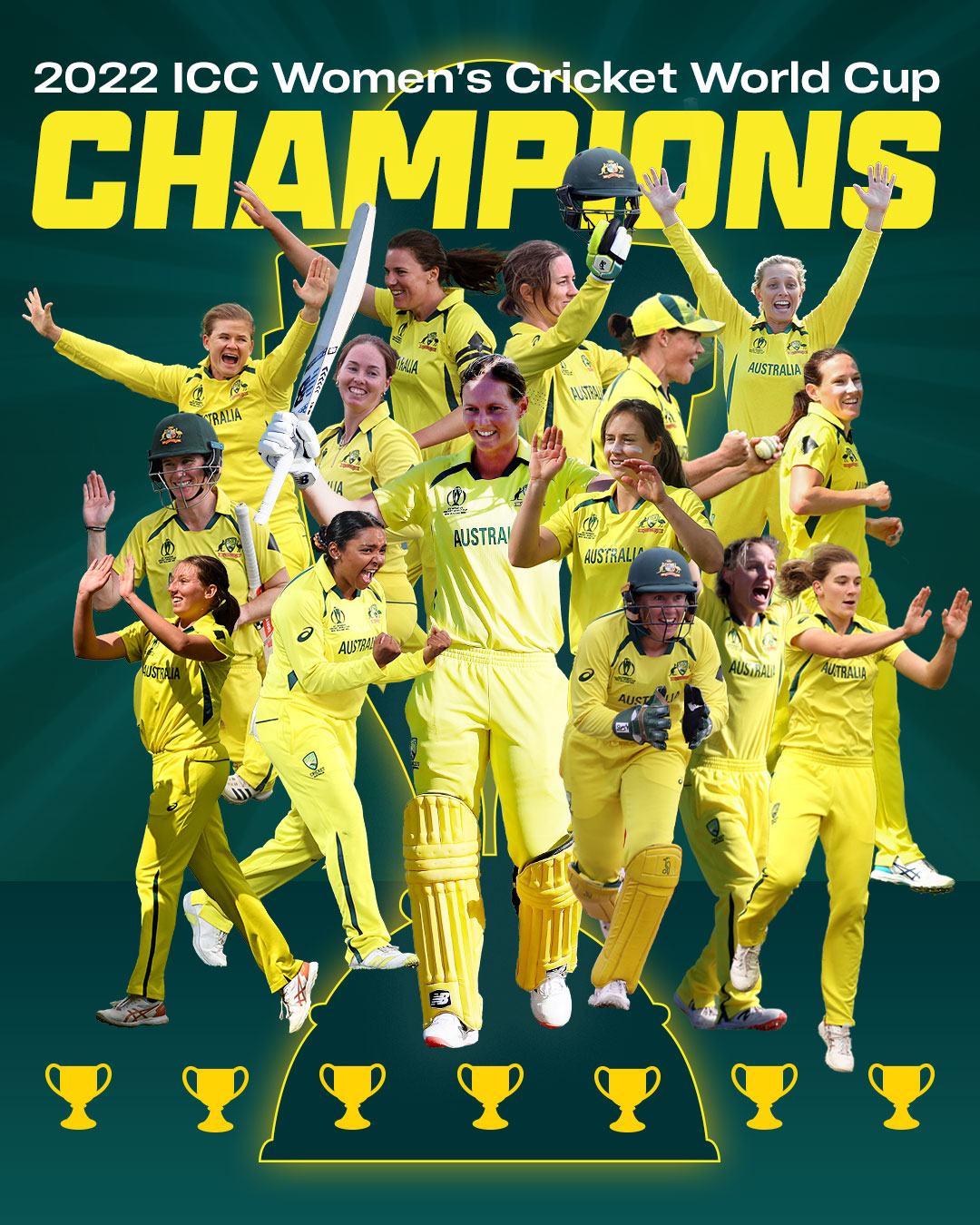 Australian Women's Cricket Team 🏏 on Twitter "WORLD CUP WINNERS!! 🏆
