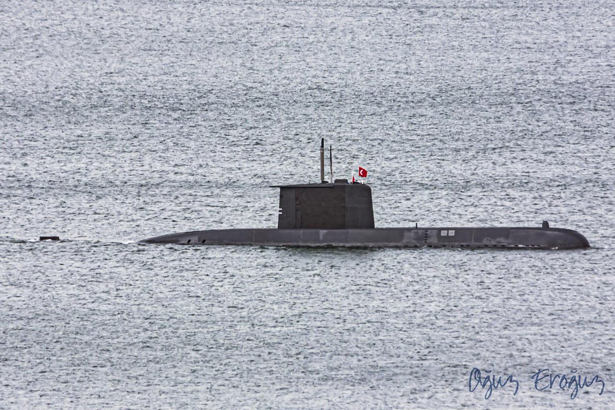 OguzEroguz1's tweet image. #TurkishNavy's #Type209-1400 #PrevezeClass #submarine.