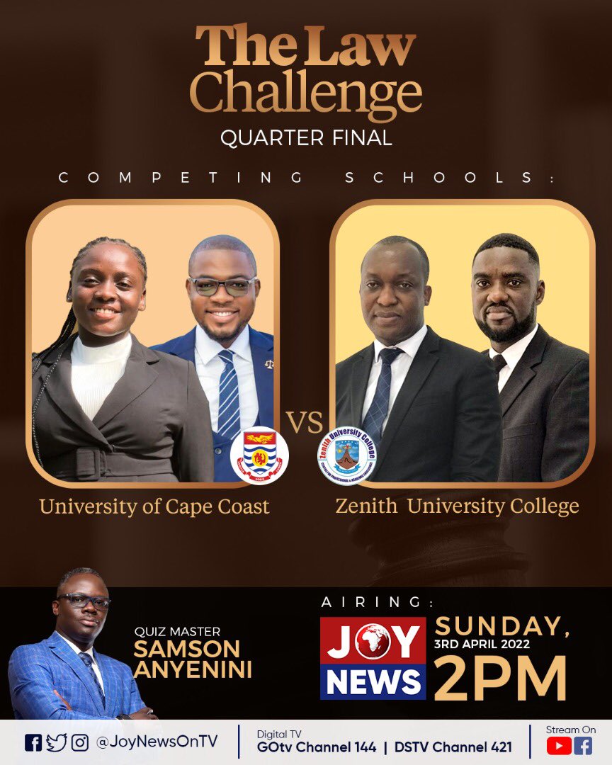 Another Sunday is right here again! Must watch on JoyNews today 2:00pm
<a href="/The_WebGuys/">WebSys Technology</a> proud sponsor 

#law #challenge #development #businessowners #ghana #joynews