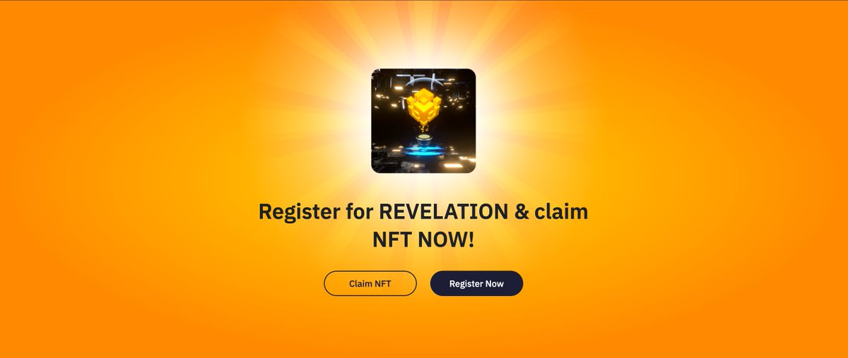 BNBCHAIN's tweet photo. Teams participating in the #BNBChain Revelation Hackathon can now claim unique NFTs! 😱

Please, use the same BNB Chain address you used to register for the hackathon.

Claim your Revelation NFT👇👇
https://t.co/cFUuvnm3IV https://t.co/xCaDJ5ewS5