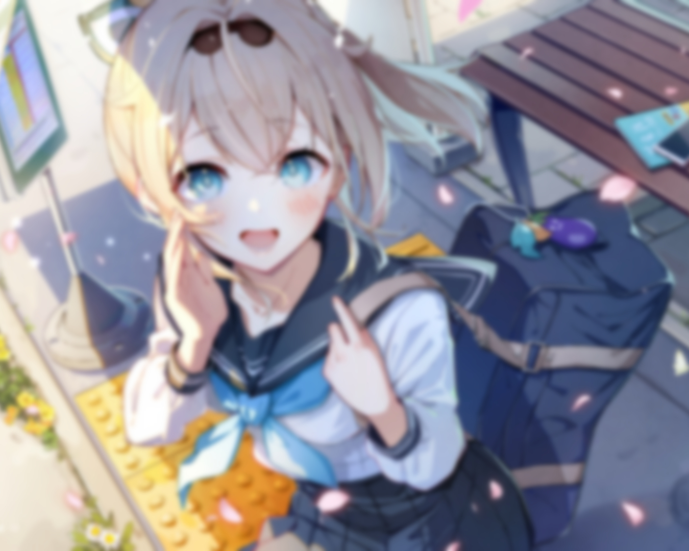 Brat ホロライブ6期生 風真いろはさん Kazamairohach の4月メンバーシップ限定壁紙イラストを描かせていただきました 新年度ということでセーラー服姿でござる ﾆﾝﾆﾝ T Co Ercan2t0eb Twitter