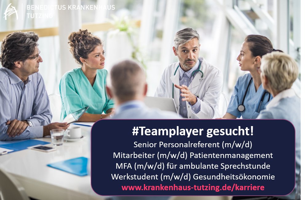 #jobs #karriere krankenhaus-tutzing.de/karriere