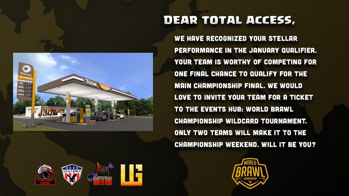 Delighted to be invited to take part in the world brawl championship wild card tournament!💯<a href="/eventshubcoc/">Events Hub</a> .

Looking forward to taking part and aiming to grab a ticket to the main championship final ! #pATience🖤💛