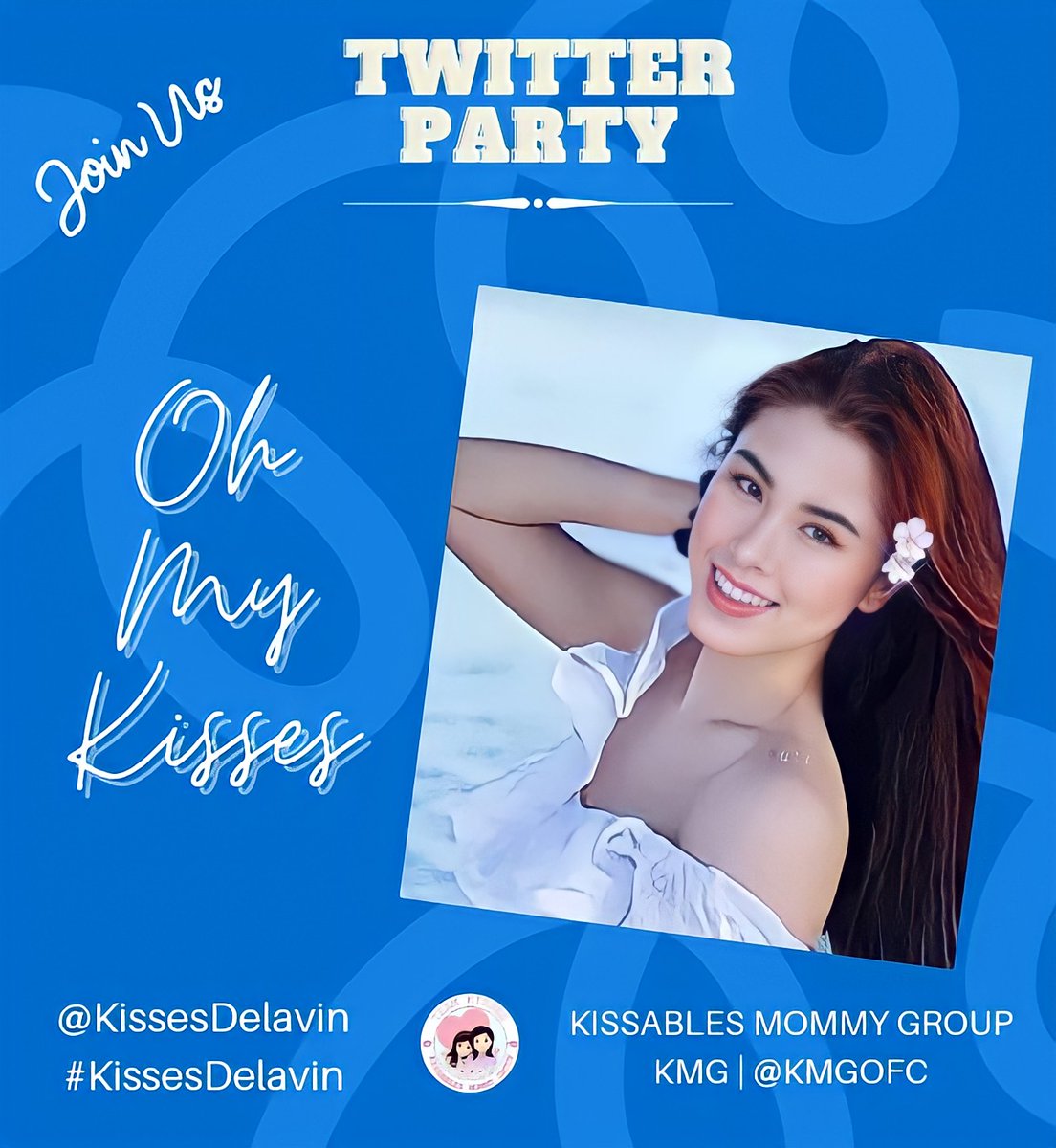 Our Official Tag for this afternoon's Twitter Party:

<a href="/KissesDelavin/">Kisses Delavin</a> 

OH MY KISSES

#KissesDelavin