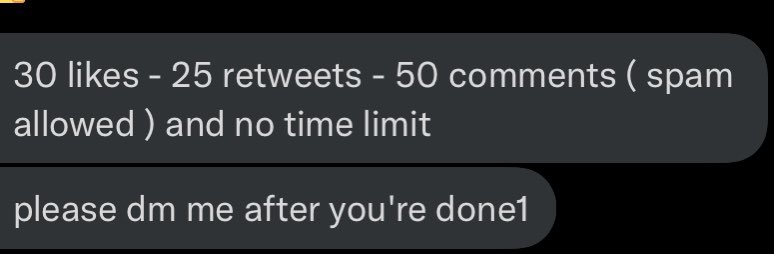 Rtd from @.AccRoror  tysm for this!
I need 
30 likes
25 rt 
50 comments spam allowed
 following everyone who helps!