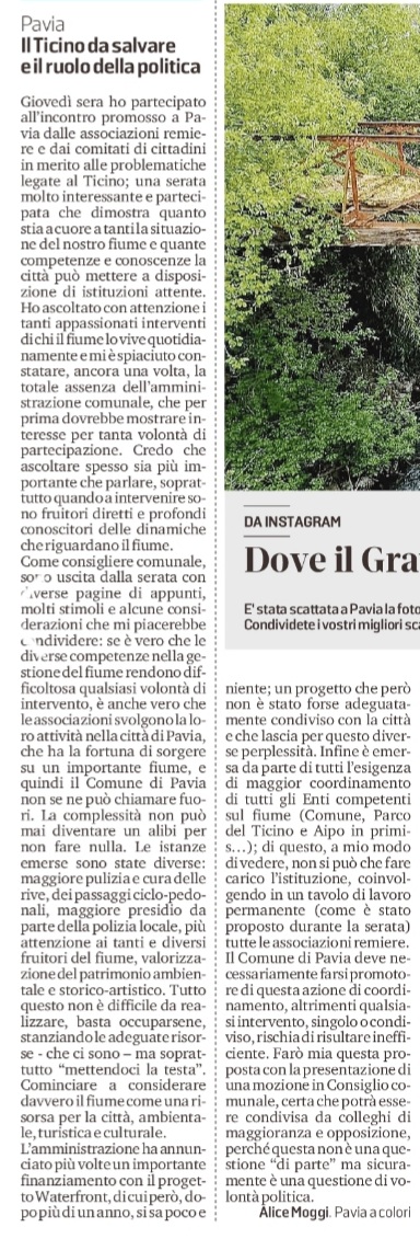 L'altra sera ho partecipato ad un interessante incontro sulle problematiche del #ticino, organizzata dalle #associazioniremiere a #Pavia. Amministrazione #Fracassi non pervenuta. Qui le mie #considerazioni e le mie #proposte 
#paviaacolori #comunedipavia #comunepv