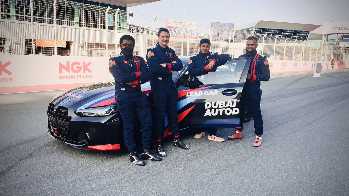sharb24's tweet photo. Your 2022 Asian Le Mans Lead and Safety car crew! So proud, fortunate and grateful for being there with a great team. #dubai #asianlemans #racing https://t.co/Au6hz4WCZU