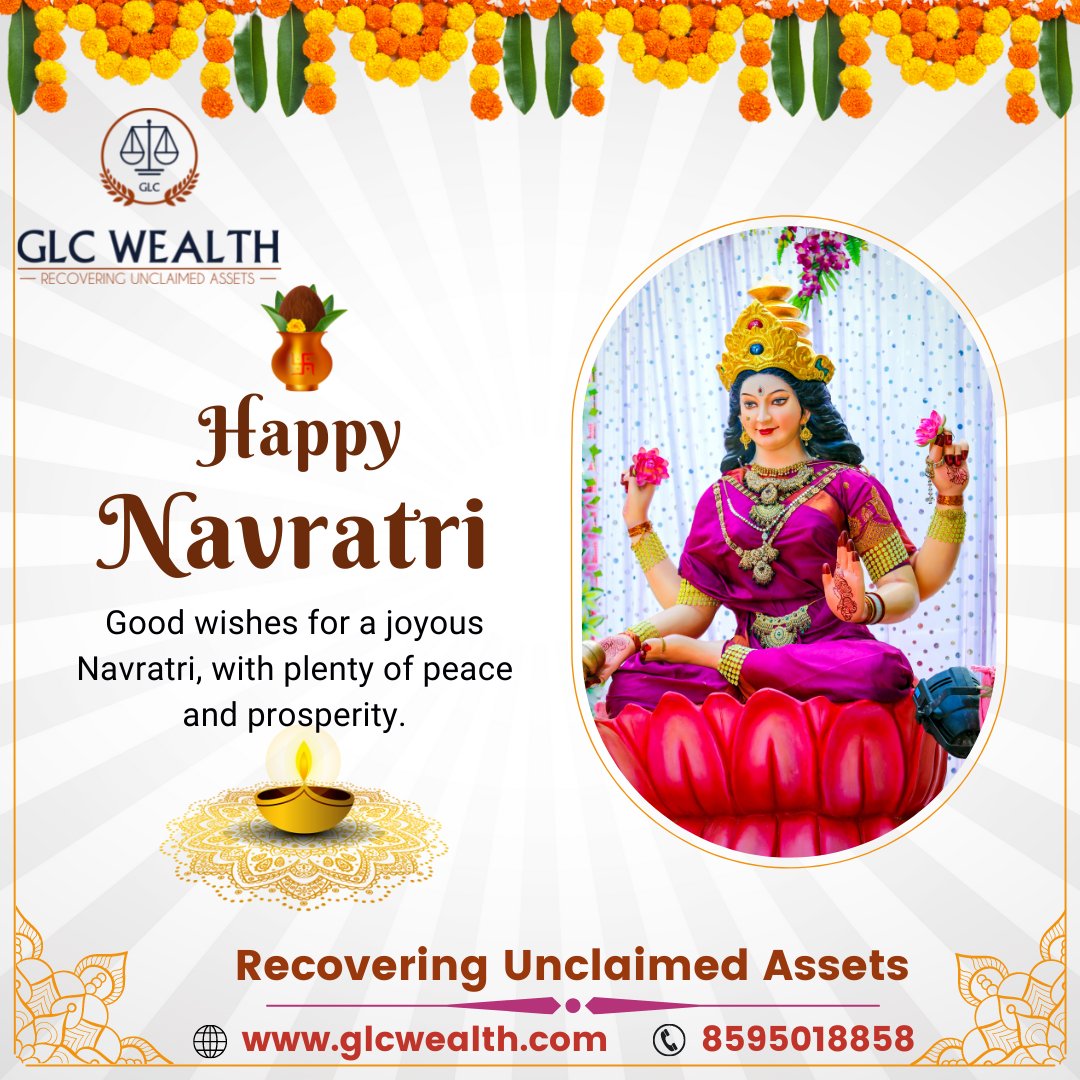 GlcWealth's tweet photo. Happy Chaitra Navratri to you and your family. May Maa Durga bless you with goodness and prosperity
#chaitranavratri #chaitranavratri2022 #navratri #glcwealth https://t.co/l6uBLaQUxG