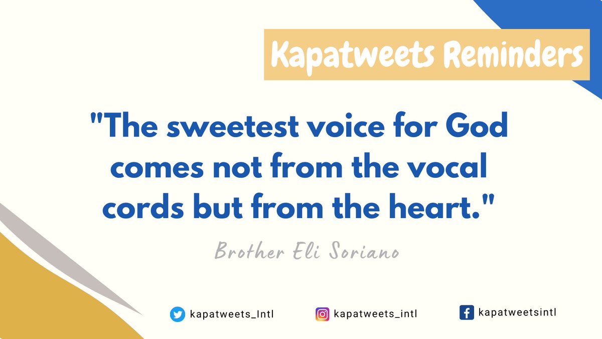 Kapatweets_Intl's tweet photo. When we offer our praises to God, sing from the heart.

#MCGITogetherWeAreStronger
#HappySPBBDay3 https://t.co/lRNP6TxvJJ