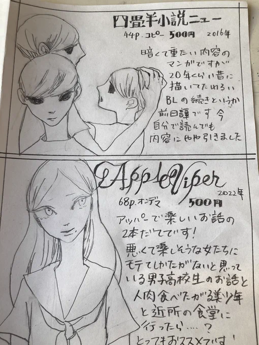 手描きをしてますが結局スキャンをしてパソコンのデータになるのだよな 
