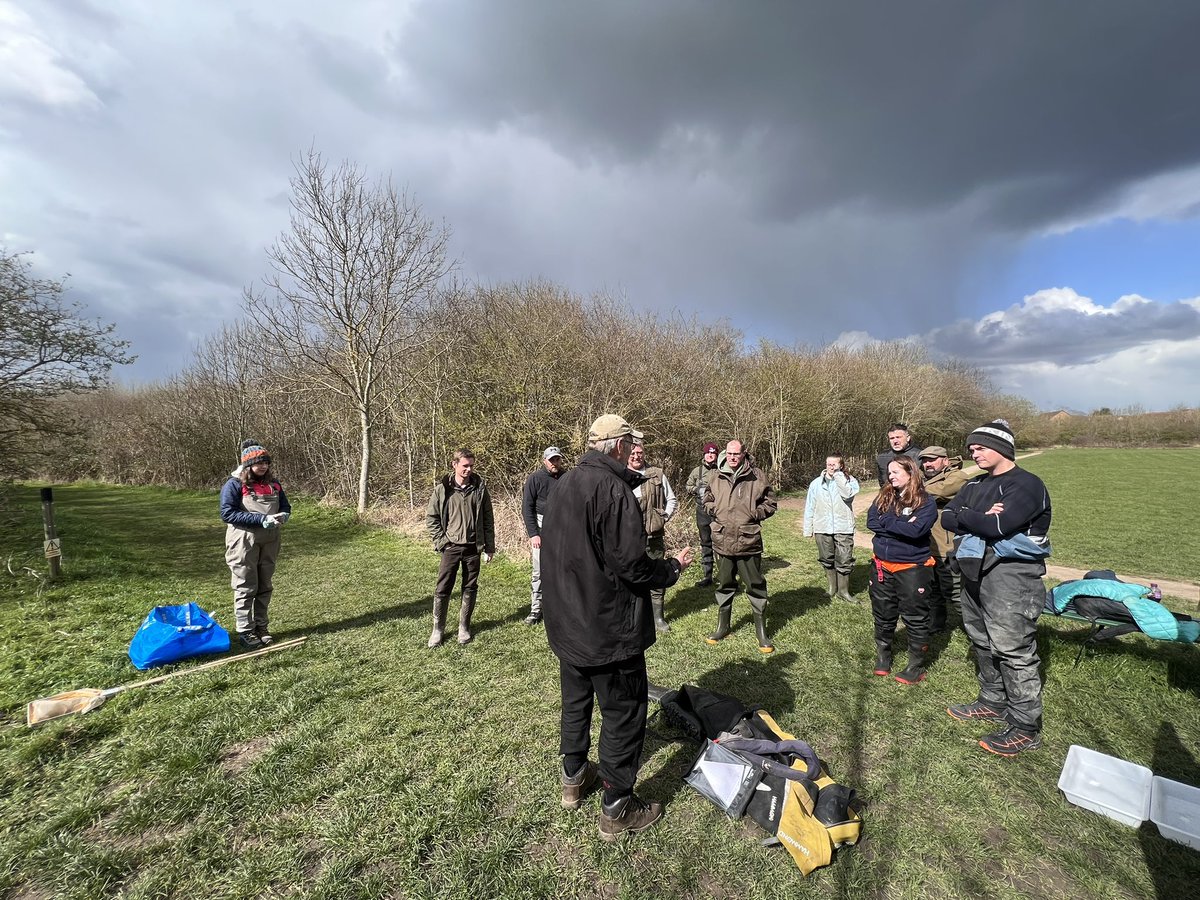 IFMFish's tweet photo. Another fun afternoon of #monitoring with the IFM #training team yesterday.
A tiny stream turned up lots of fish and was a great test for the new @Fishtrack1 electric fishing kit 👍 https://t.co/2Zro8hbBrD
