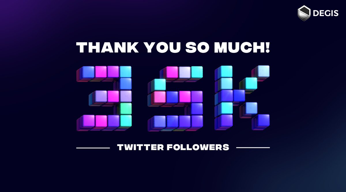 🥳35K Followers for <a href="/ProjectDegis/">Degis 🔺</a> !!

To thank everyone for your support, we have prepared 10*25 Degis Naughty Price Protection tokens as reward 🤩

What is Protection token >> degis.medium.com/naughty-price-…

To entry:
👉🏻Follow <a href="/ProjectDegis/">Degis 🔺</a> 
🕊Like&amp;retweet this tweet