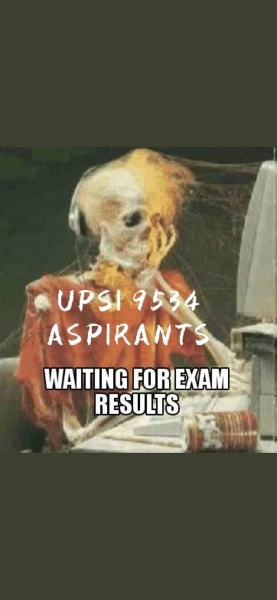 Devendra_1801's tweet photo. #UPSI2021RESULT
#UPSIRESULT2021
Why can't declare  UPSI result if there is no stay. It's becoming more and more difficult for us to focus on anything else.
@myogiadityanath
@Uppolice @CMOfficeUP 
@UPGovt 
https://t.co/rFKCyMwBPO https://t.co/5mok6oaBOu#UPSI2021RESULT