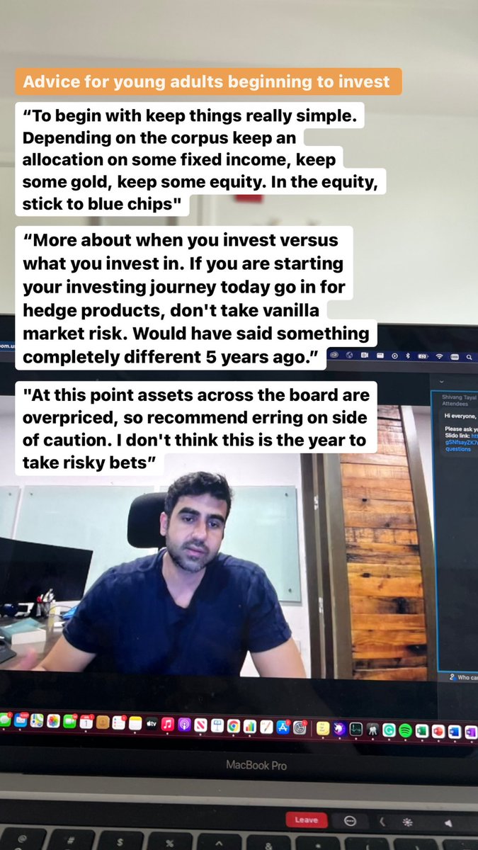 Roshni__Mehta's tweet photo. Heard @nikhilkamathcio share his entrepreneurial journey at @MIT this week. So unassuming and candid, thoroughly enjoyed the chat! Here are my key takeaways on investing for young adults as well as entrepreneurship. #MITIndiaSpeakerSeries #MITSloan https://t.co/cvzTp6FkIN