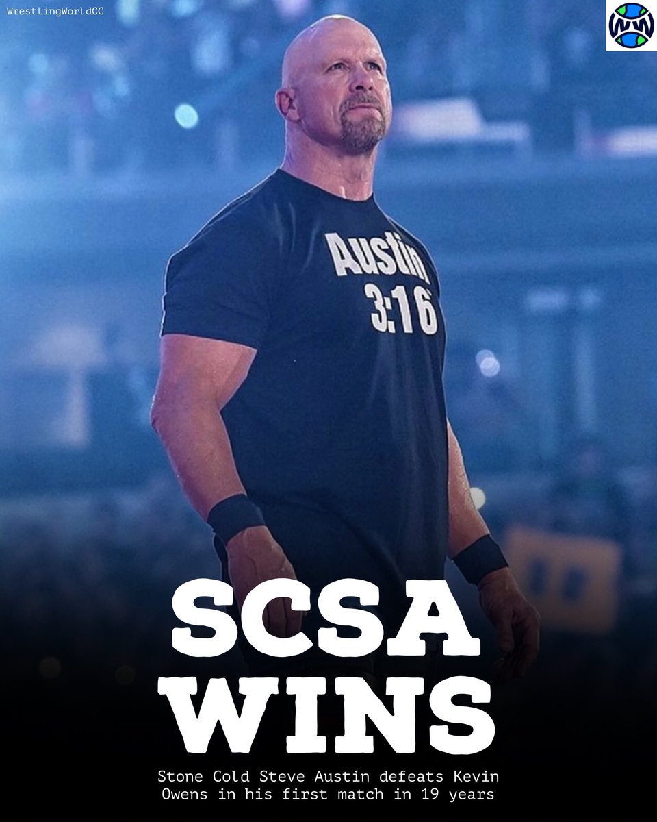 Stone Cold Steve Austin picks up his first WWE win in 19 years 🔥