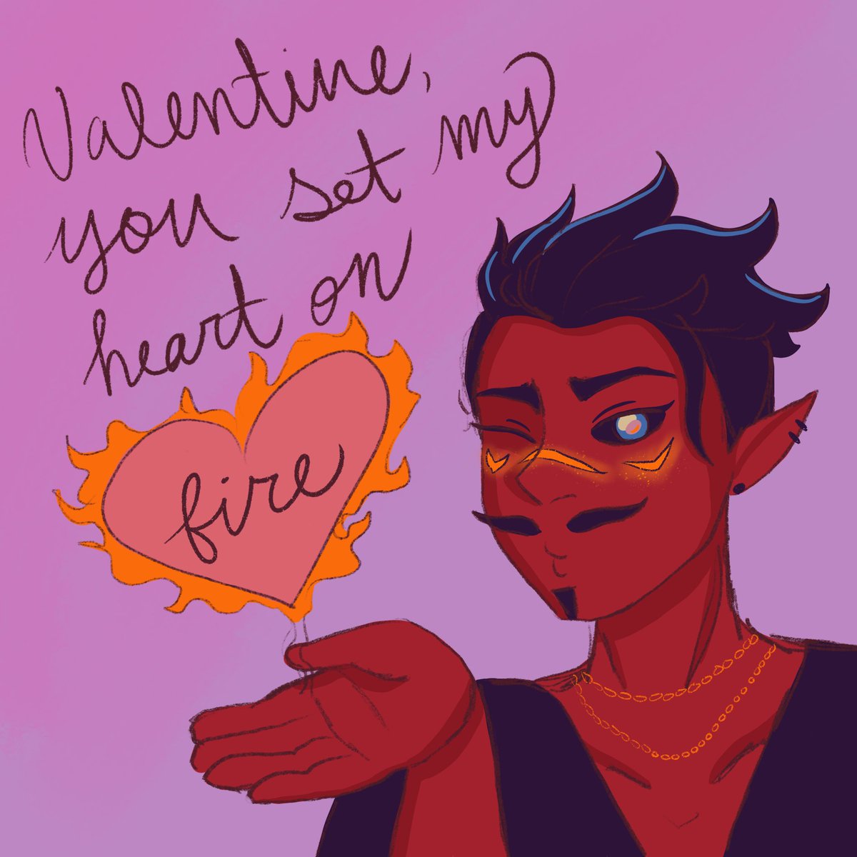 duhvora's tweet photo. Never shared these dnd valentines LOL #dnd #dndart https://t.co/aTu01KVzfJ
