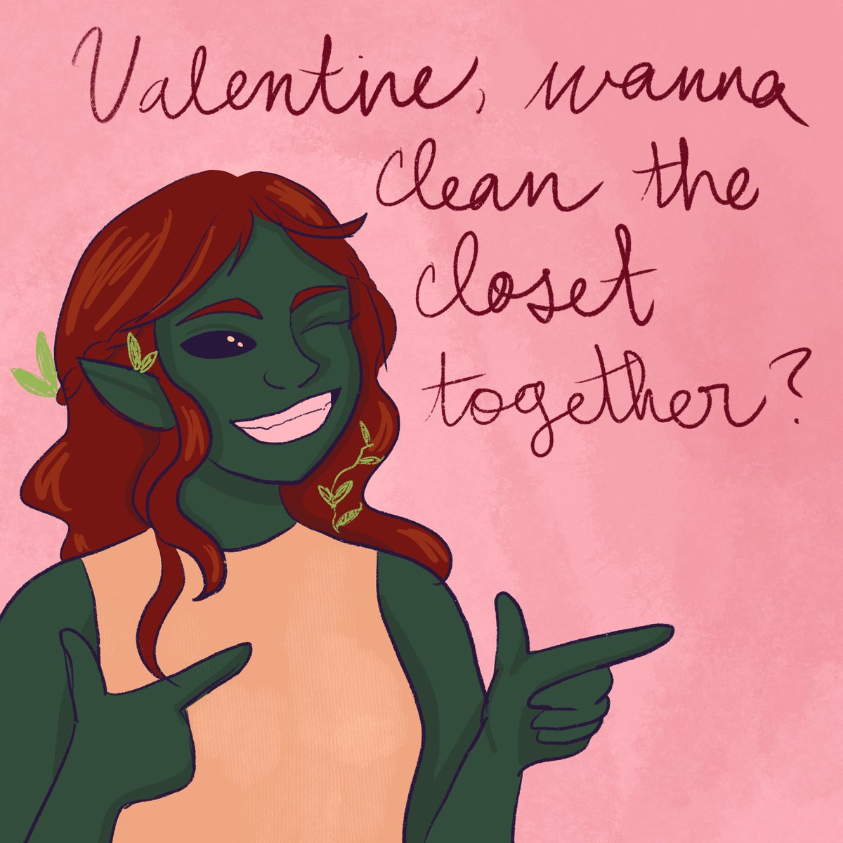 duhvora's tweet photo. Never shared these dnd valentines LOL #dnd #dndart https://t.co/aTu01KVzfJ