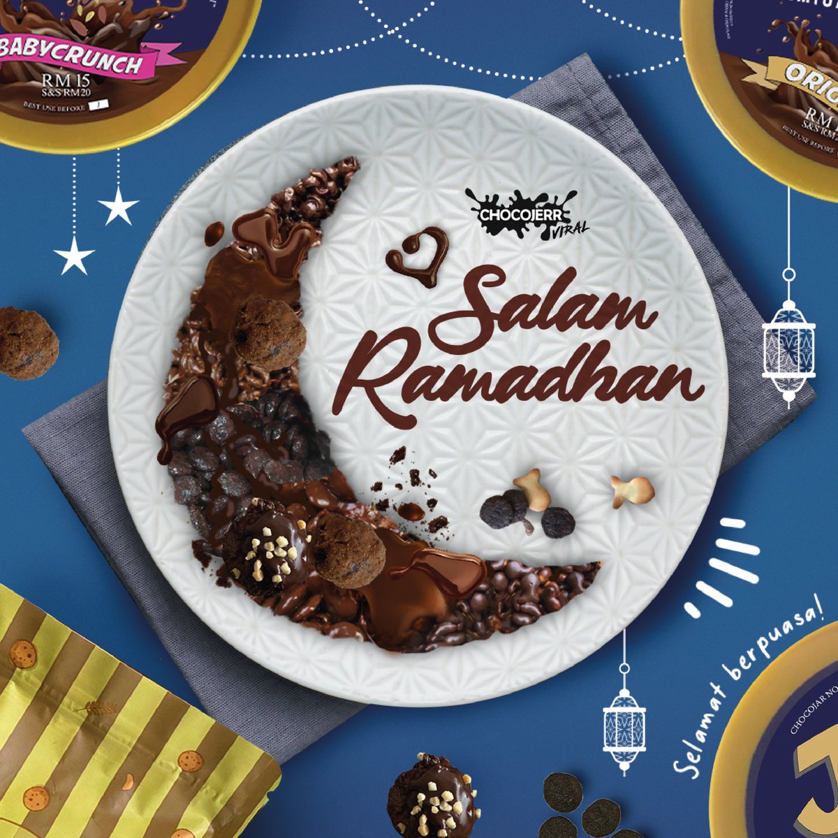 chocojerrhq's tweet photo. Salam Ramadhan dari kami Chocojerrviral HQ! 

#RamadanMubarak https://t.co/FOPdLzEuYx