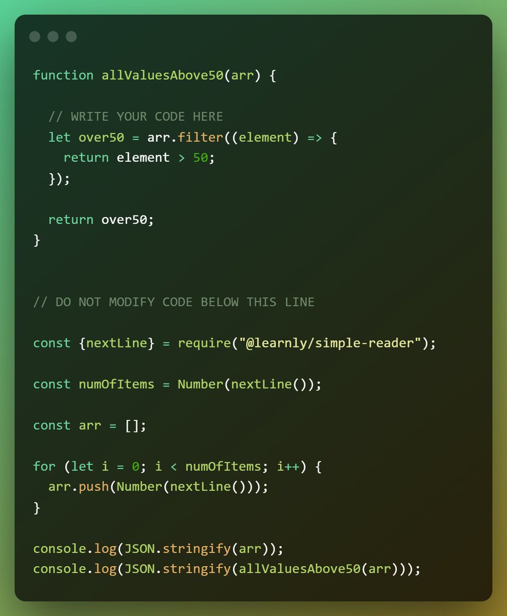 ayeshacodes's tweet photo. #Day26 ✅ Today I learned about the filter function!

#100DaysOfCode #WomenWhoCode #womenintech #LearnlyDev https://t.co/mwiCOmlxu0