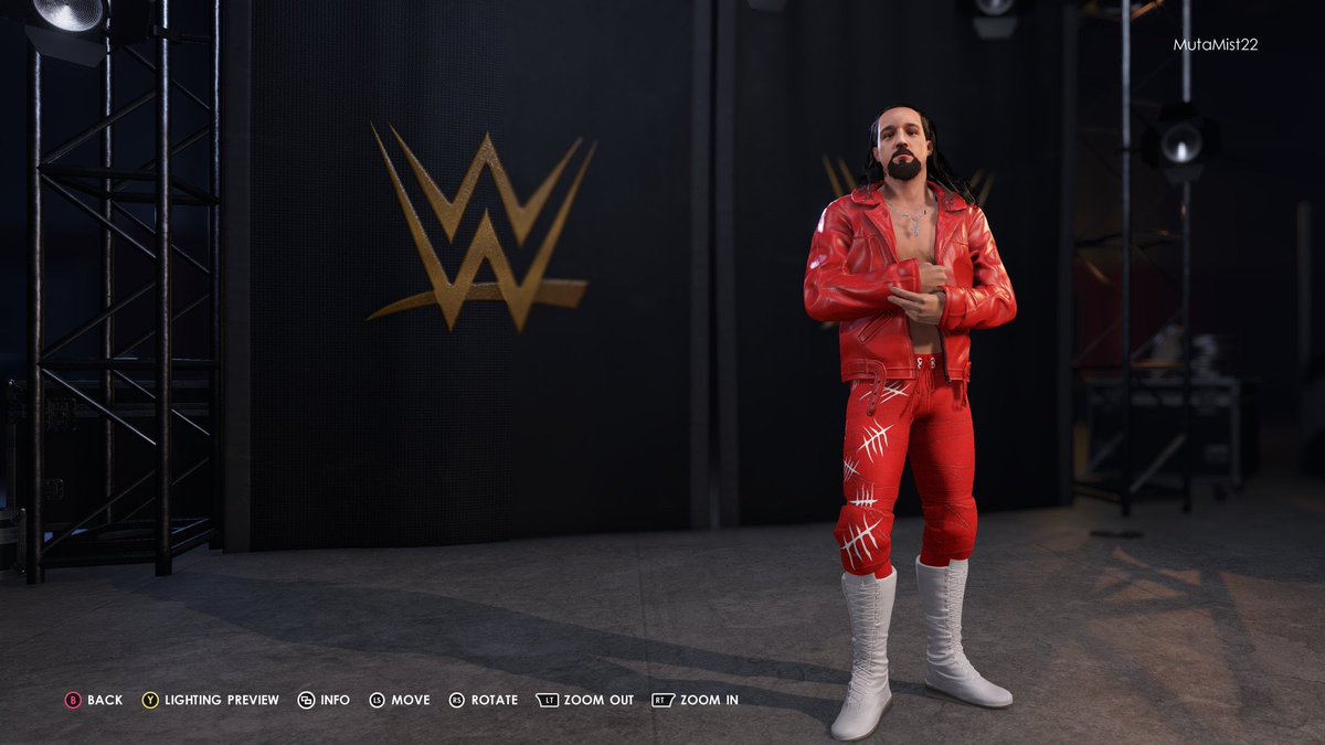 rjvicich's tweet photo. #WWE2K22 We Are Here #denieroinc Jay White by @bobbydeniero  &amp; @MPunk79 available now! Credit @Defract, @rjvicich, &amp; @Dre41Gaming, @theEvolutionIV @Jrobertson310 @AeronArvind @GazzanoMassimo @ParasiteAdam666 @WWEgames @TheSDHotel @Smacktalks @OfficialCAWsWS @KingEmpire345 https://t.co/EeSdgHgywl