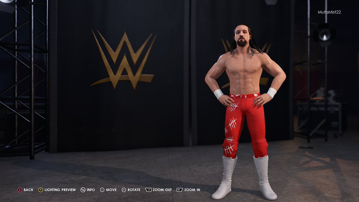 rjvicich's tweet photo. #WWE2K22 We Are Here #denieroinc Jay White by @bobbydeniero  &amp; @MPunk79 available now! Credit @Defract, @rjvicich, &amp; @Dre41Gaming, @theEvolutionIV @Jrobertson310 @AeronArvind @GazzanoMassimo @ParasiteAdam666 @WWEgames @TheSDHotel @Smacktalks @OfficialCAWsWS @KingEmpire345 https://t.co/EeSdgHgywl