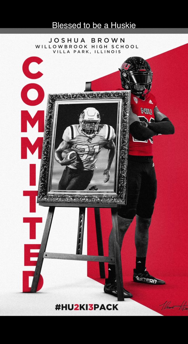 It is an honor and privilege to announce that I have committed to Northern Illinois University. I would like to thank my coaches. I would also like to thank my Mom, dad and uncle don for pushing me to be the best football player and person. @NIUCoachHammock @NicMckissicLuke