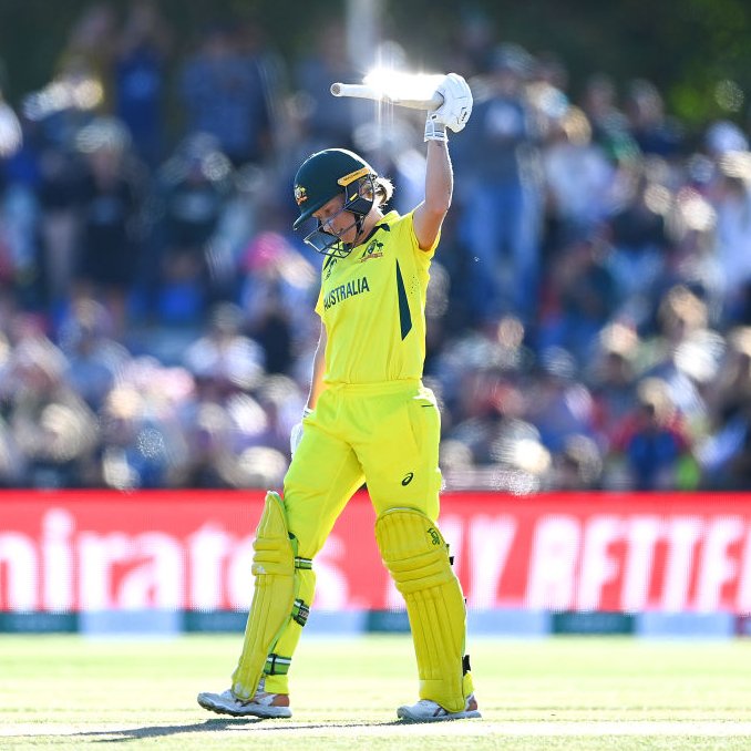 cricinfo's tweet photo. Players to score 150 in any ODI World Cup final: 

1. Alyssa Healy 

End of list. https://t.co/loEq2uRZ0B