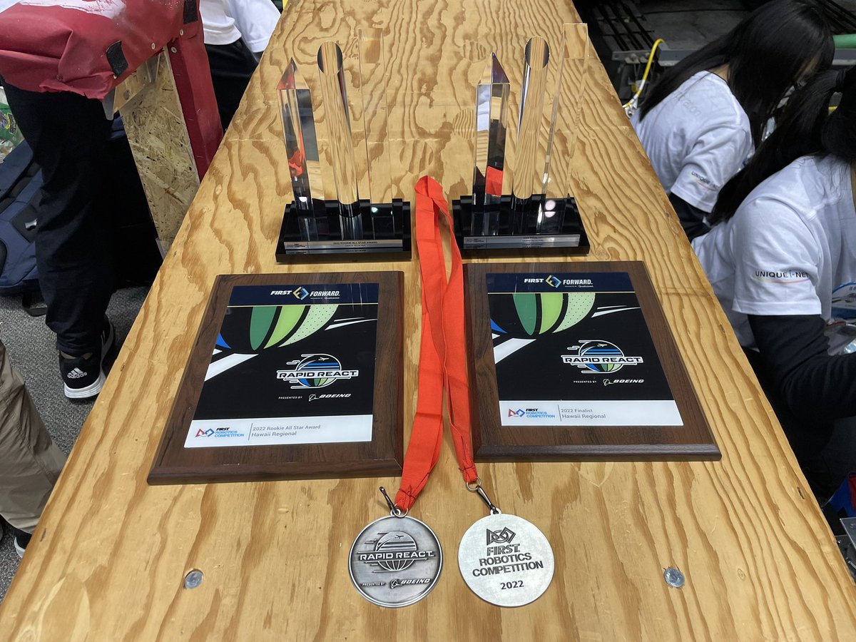 NJvvasso's tweet photo. #MoreThanRobots #FRC #FIRST #札幌 #北海道 #firstwithaloha

rookie award受賞しました！！
全ての仲間に感謝&amp;最高！！！！！！！ https://t.co/qHXXLVzTWz