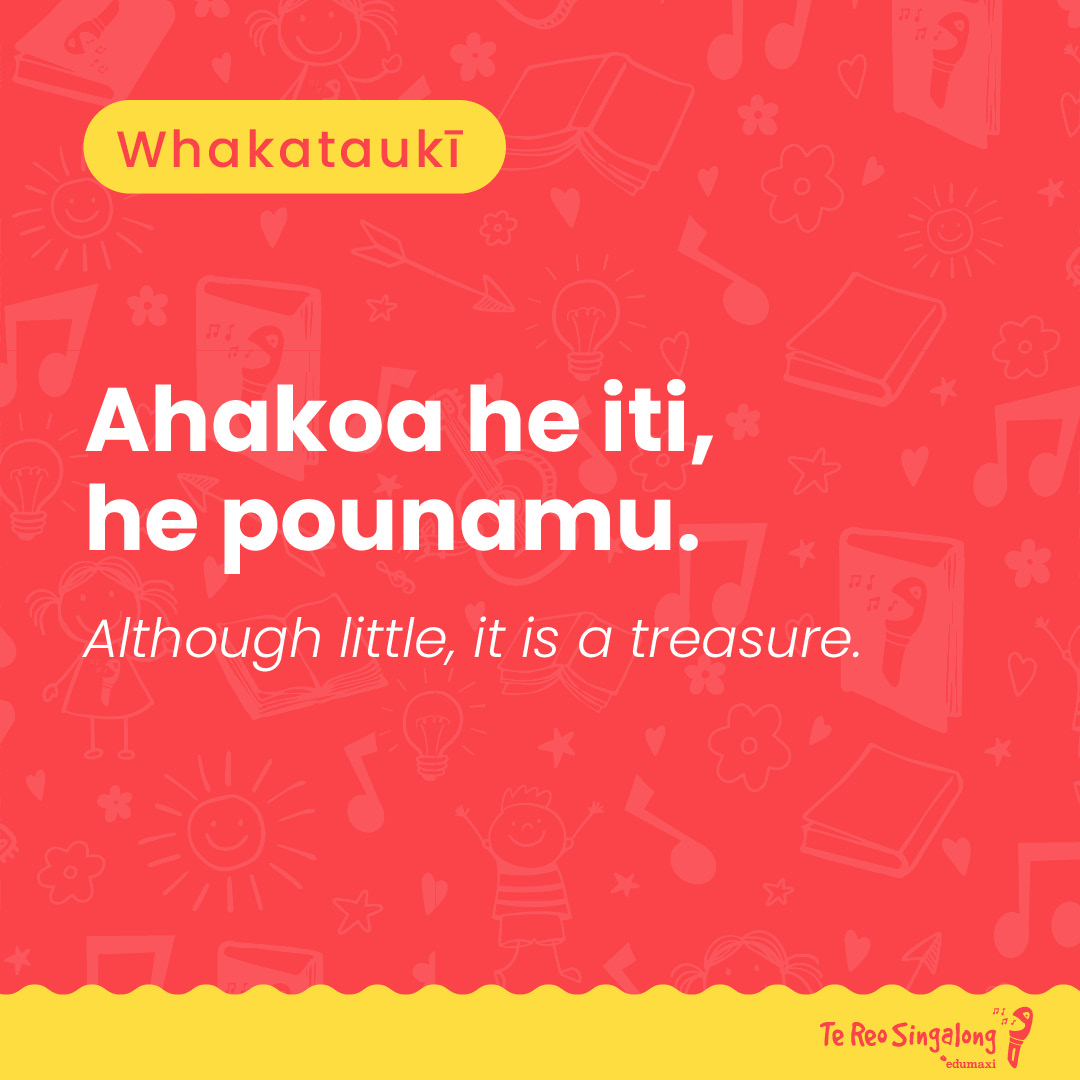 TeReoSingalong's tweet photo. Such a beautiful whakataukī #whakataukī #tereomaori #maori #taonga https://t.co/MMq93aXt59