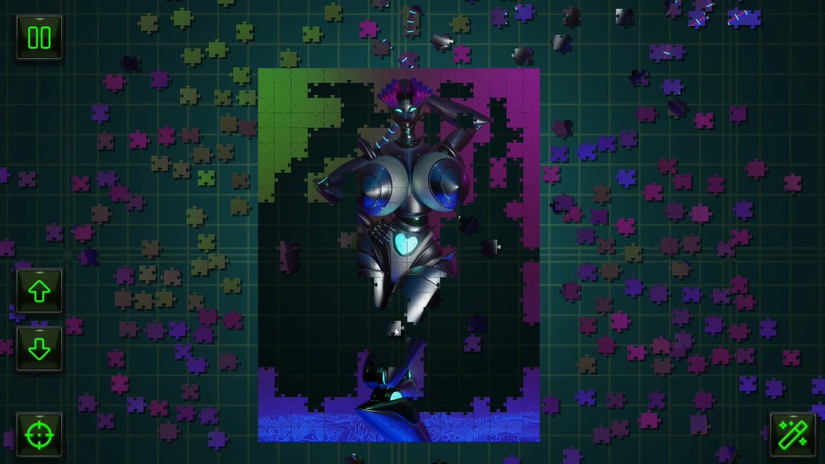 MechGlenn's tweet photo. My game Fembot Jigsaw is available to buy on Steam. Will be amazing if you share or play :)
https://t.co/yg7kykLDag
 #fembot  #robot #nsfwgame #3dnsfw https://t.co/C2Xc4KNms7