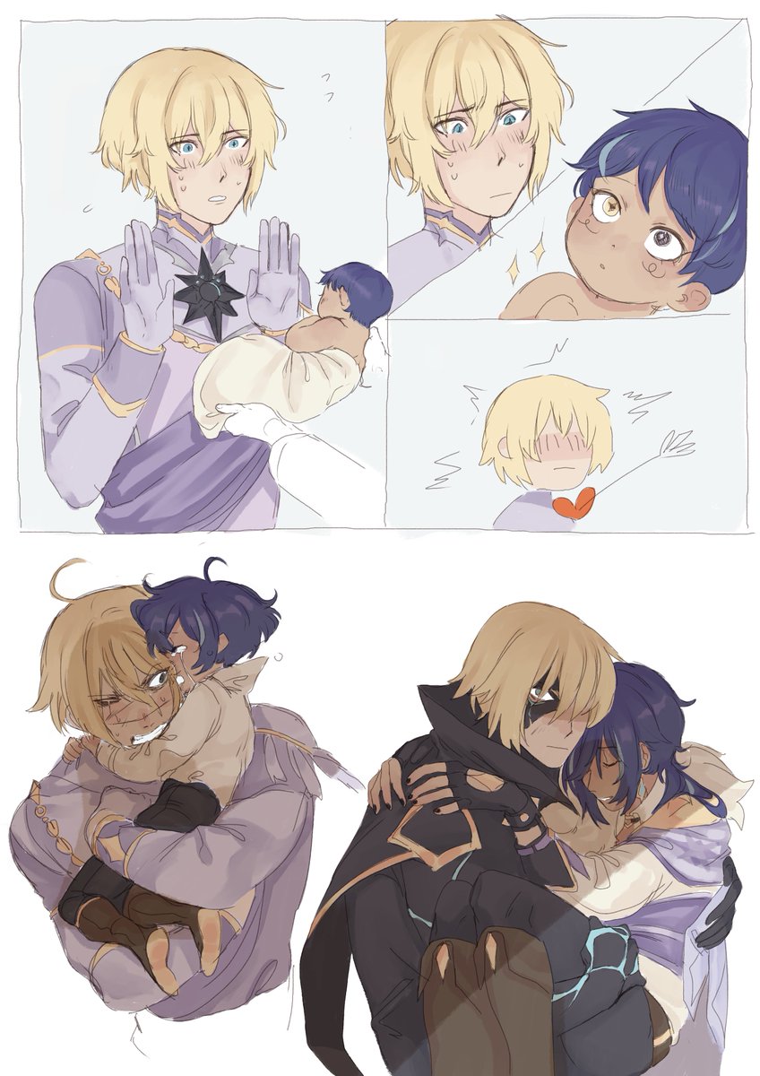 Dainsleif and his little prince

I'm in a "Kaeya's past" mood

#GenshinImpact #原神