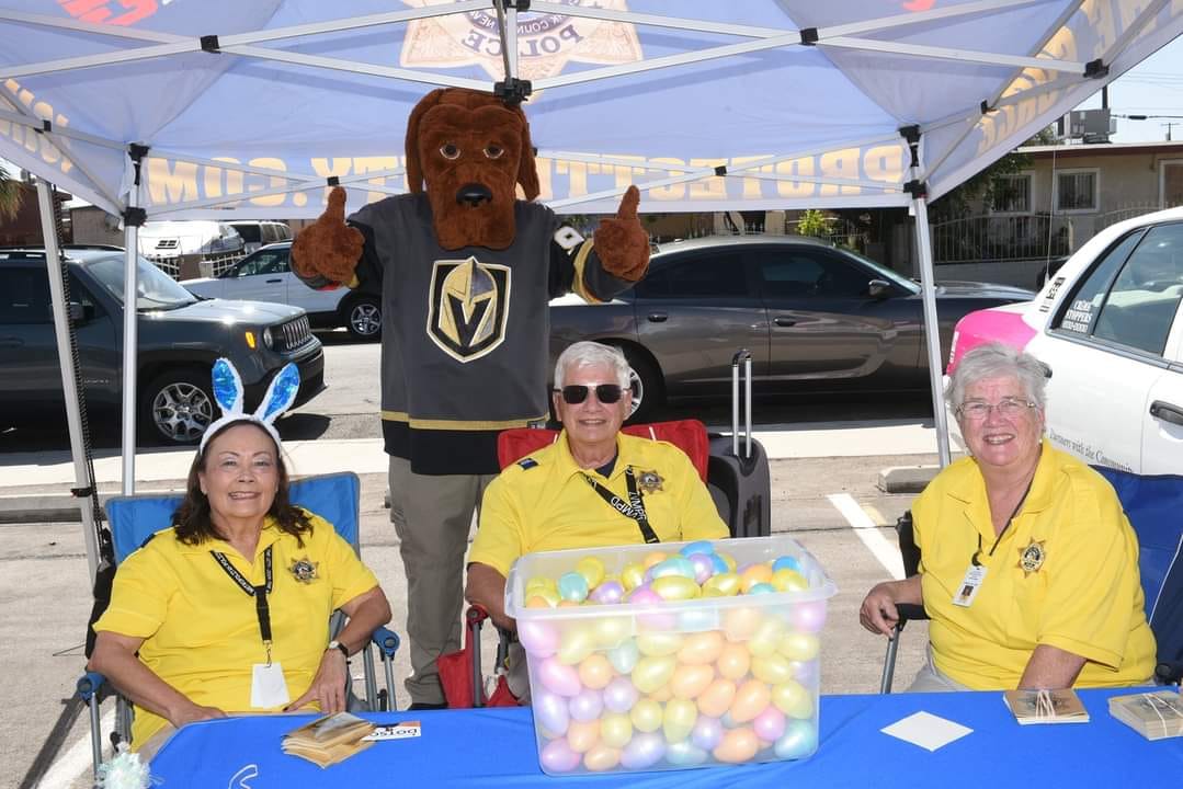 Representing LVMPD SEAC at the Bunny Hop and Easter Trunk Hunt at the Parkdale Recreation Center today.